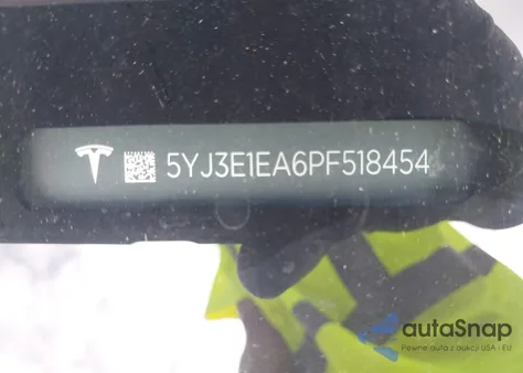 2023 Tesla Model 3 Rear-Wheel Drive from USA, damaged, VIN 5YJ3E1EA6PF518454